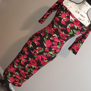 Floral Bodycon Dress